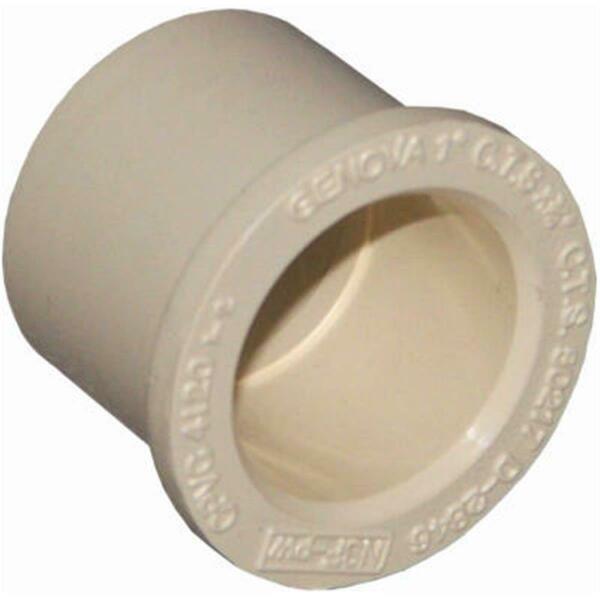 Genova Products 50217 1 x 0.75 in. CPVC Reducing Bushing- Beige 446591